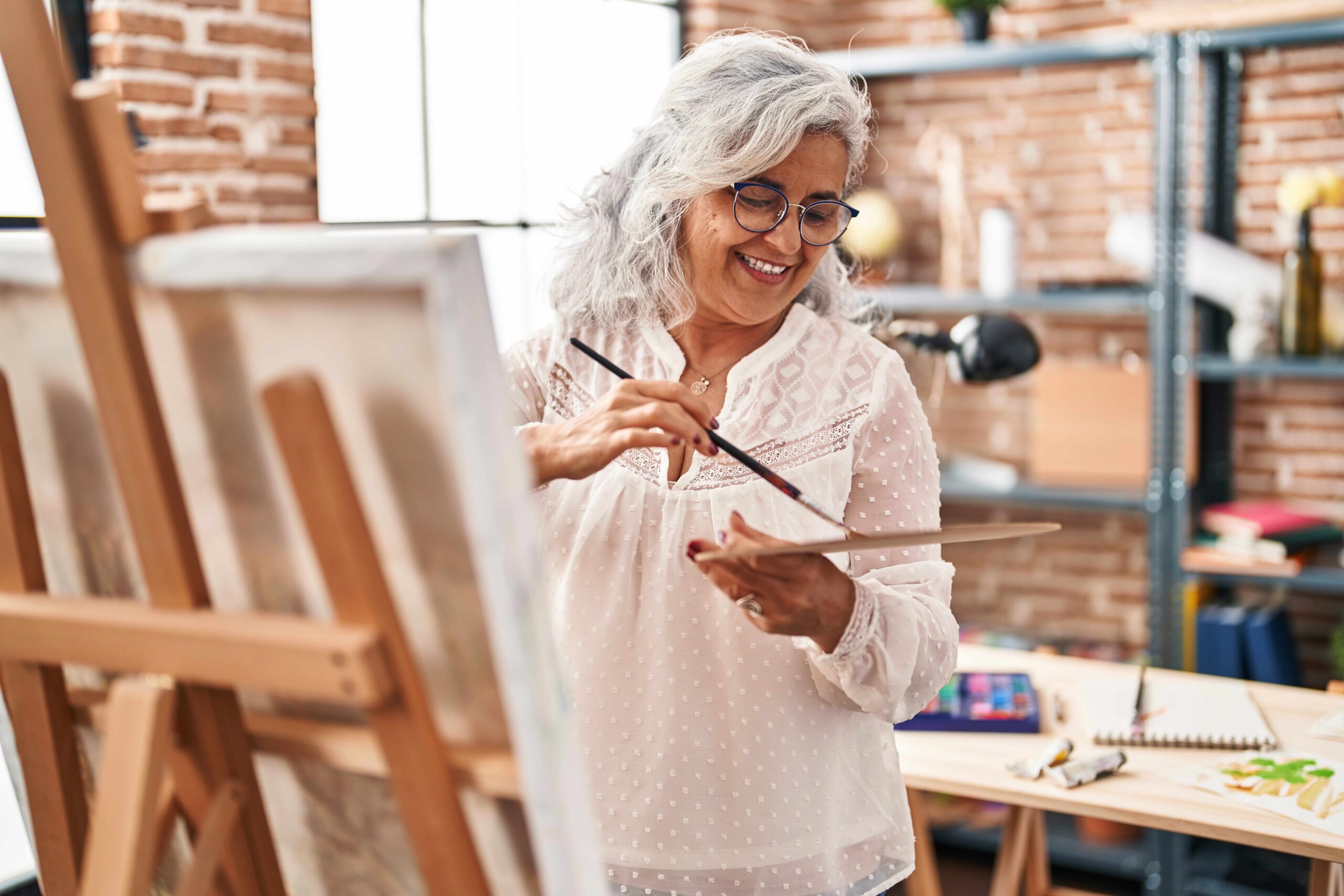 Woman returning to daily activities after joint pain relief